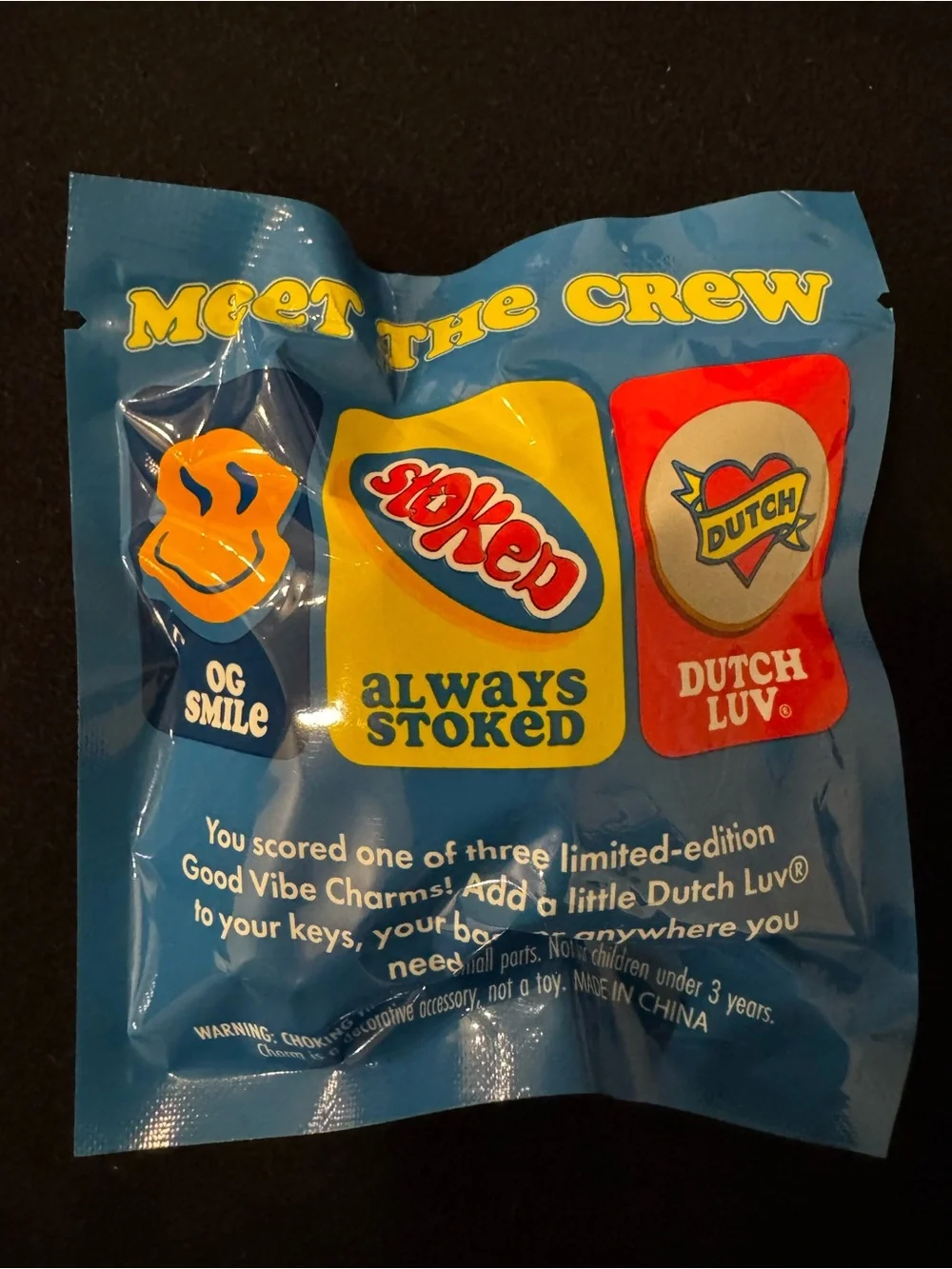 Dutch Bros Limited Edition Good Vibe Charm